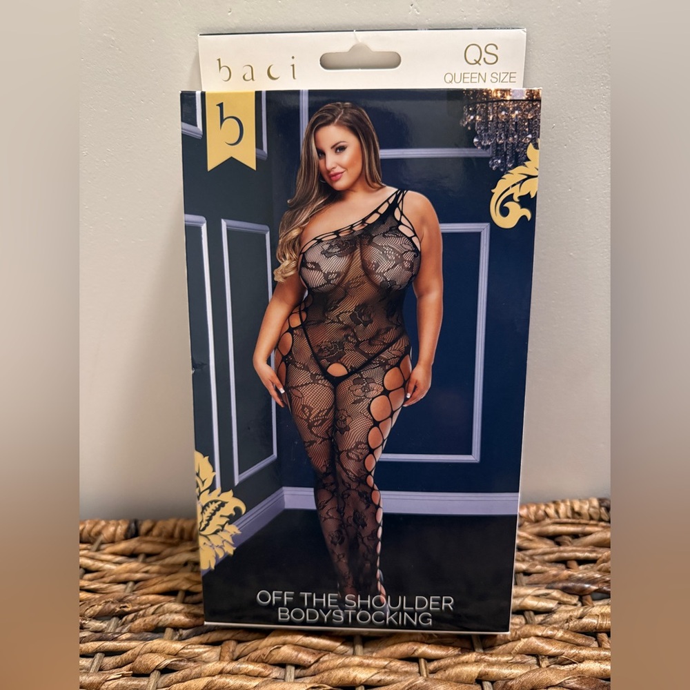 Queen Size Off the Shoulder‎ Bodystocking